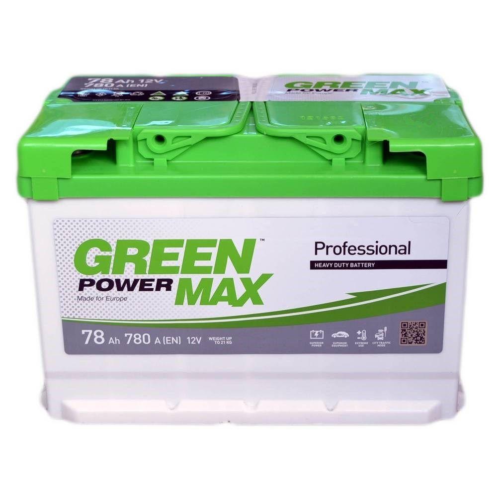 Акумулятор GREEN POWER MAX 78Ah (+/-) (780EN)